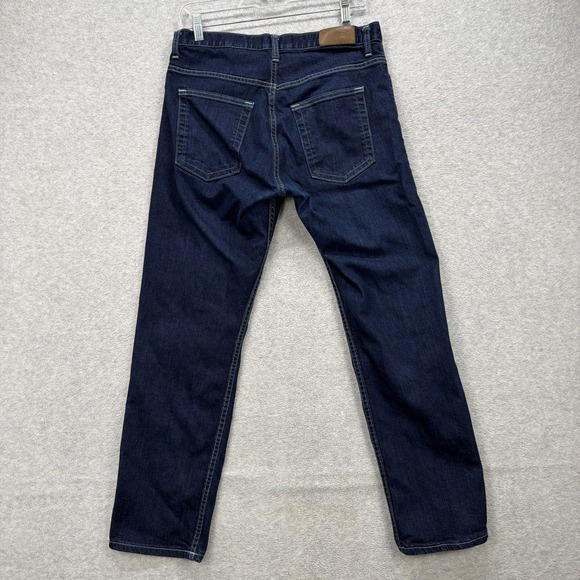 Dearborn Jeans Men 32x29 Dark Blue Denim Pants Straight Leg Stretch American USA - Picture 2 of 12